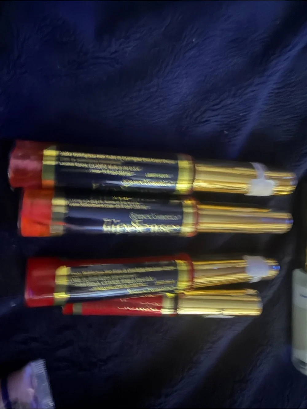 LipSense Long-Wear Lip Color Set in Red and Purple Accents